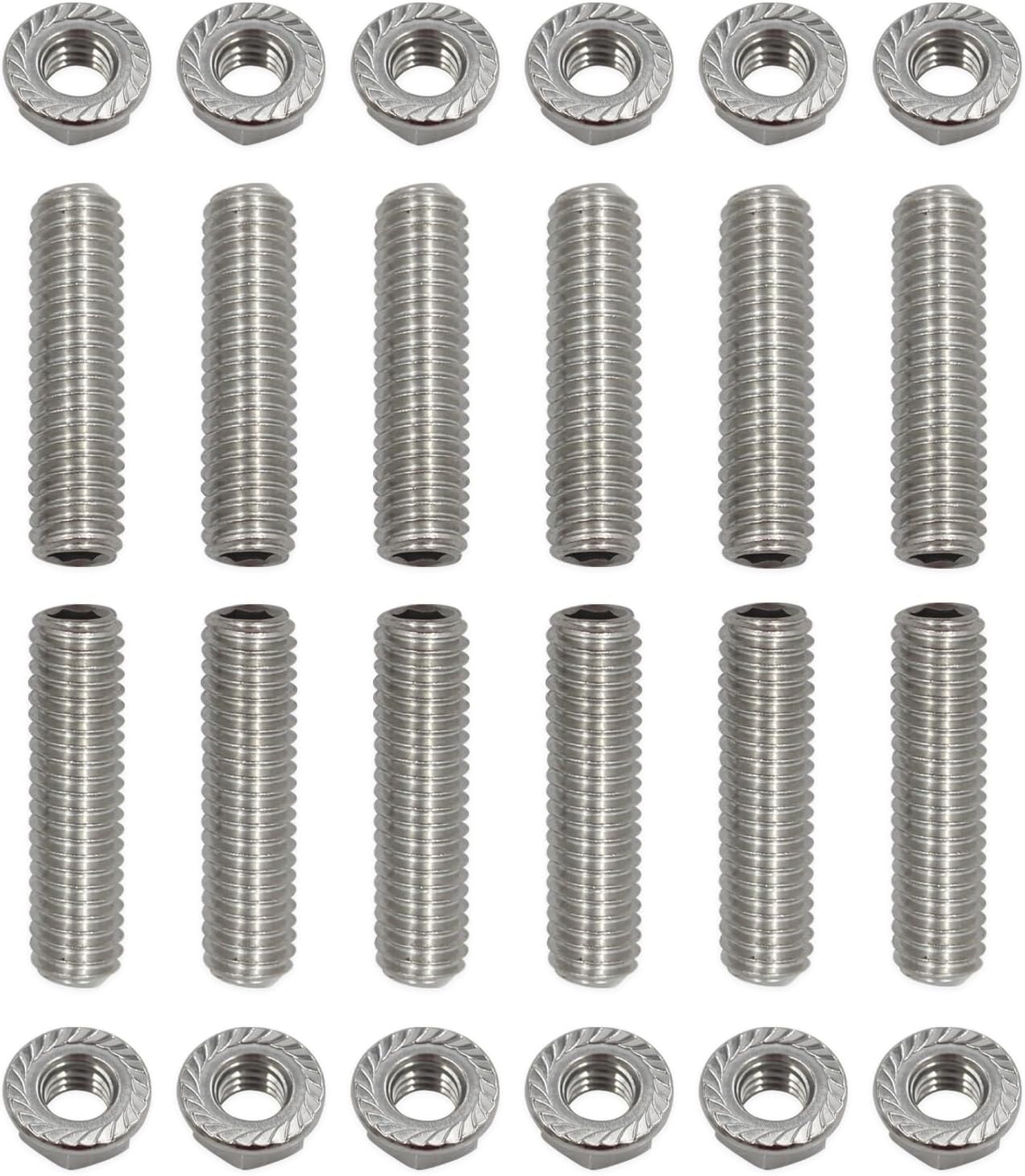 Header Stud Kit Bolts Valve Cover Stainless Steel Compatible For Block BBM 383 413 426W 440 R RB