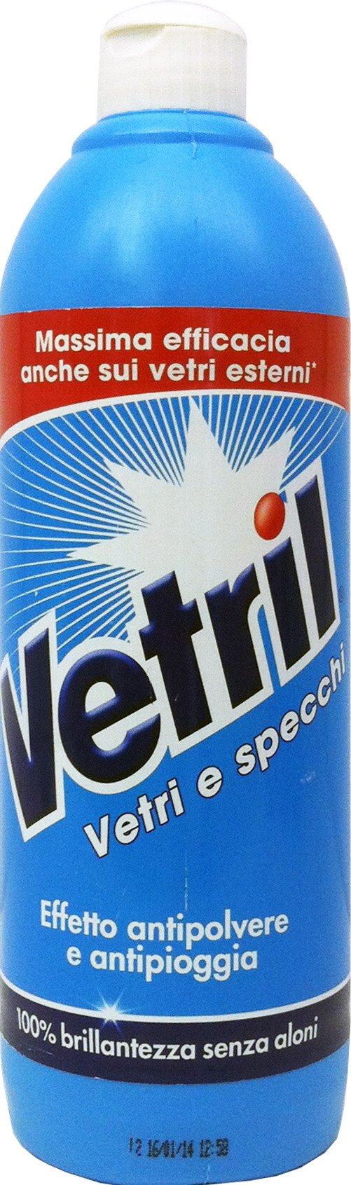 15 x VETRIL Vetri&Specchi Liq.Antipolvere&Antipiog.Squeeze 650 Ml