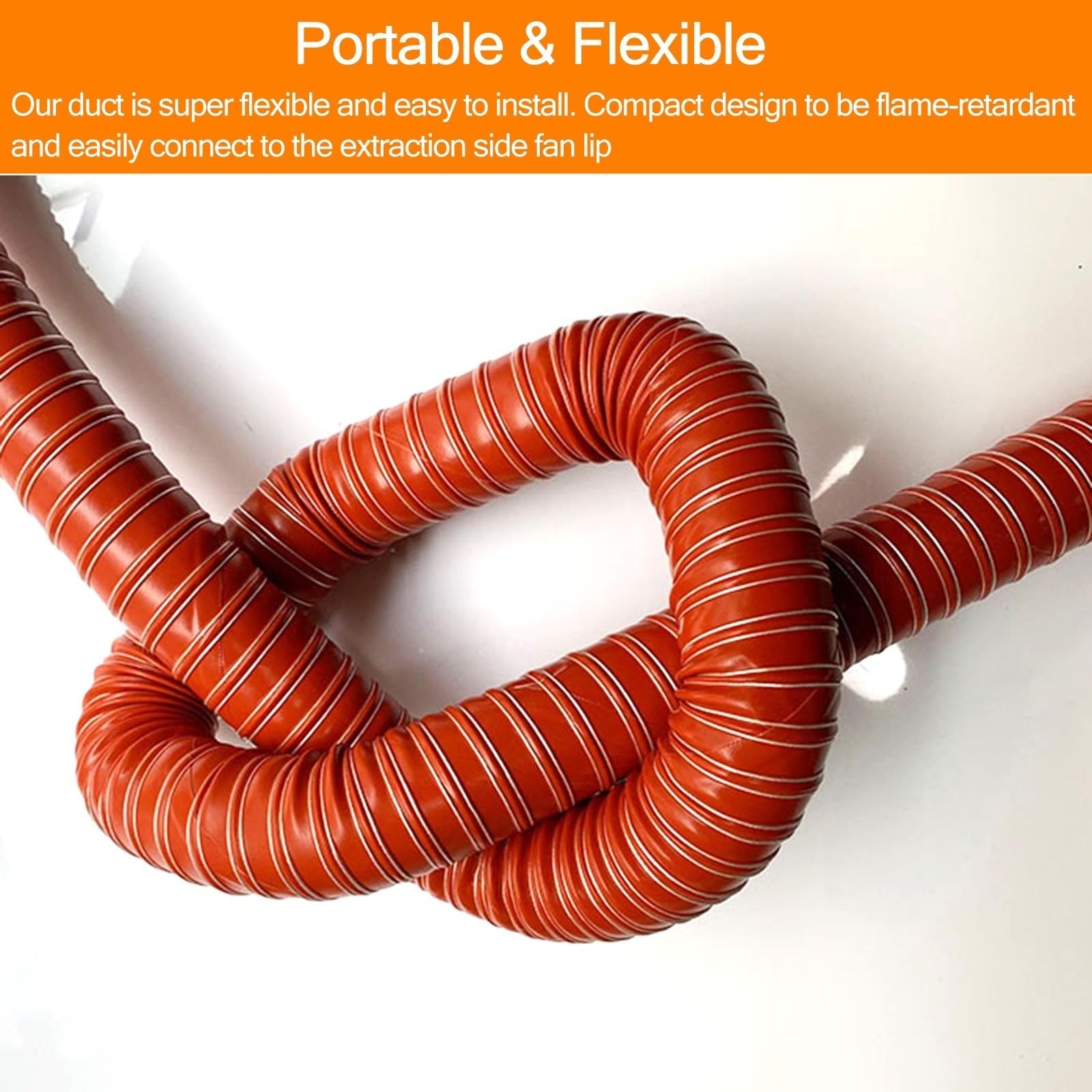Tubo flessibile per ventola di scarico, soluzione di ventilazione durevole e versatile per varie applicazioni