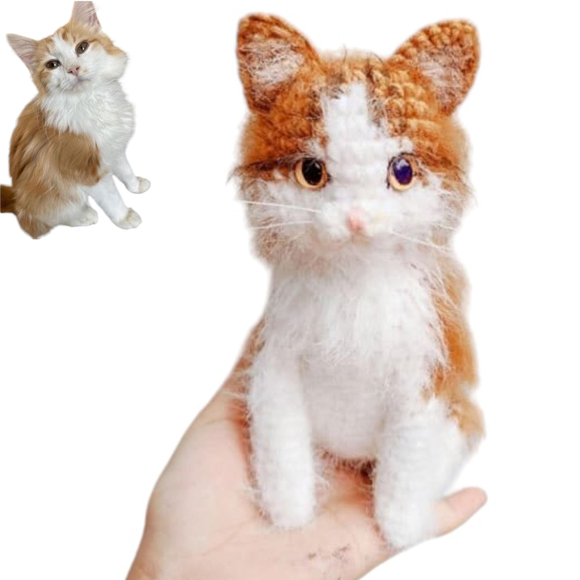 Amazon.com: LOGGOL Custom Crochet Cat Loss Memorial, Handmade Pet