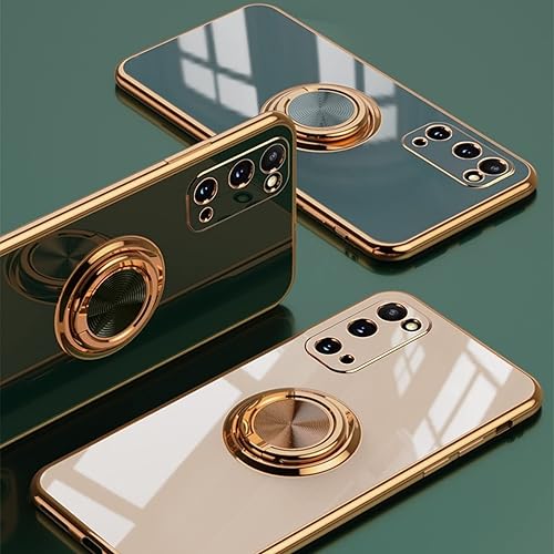 Miniatura 7 de Funda magnética galvanizada para teléfono Samsung Galaxy A13 A33 A53 A73 5G 4G, forro suave a prueba de golpes (morado, A33 5G)