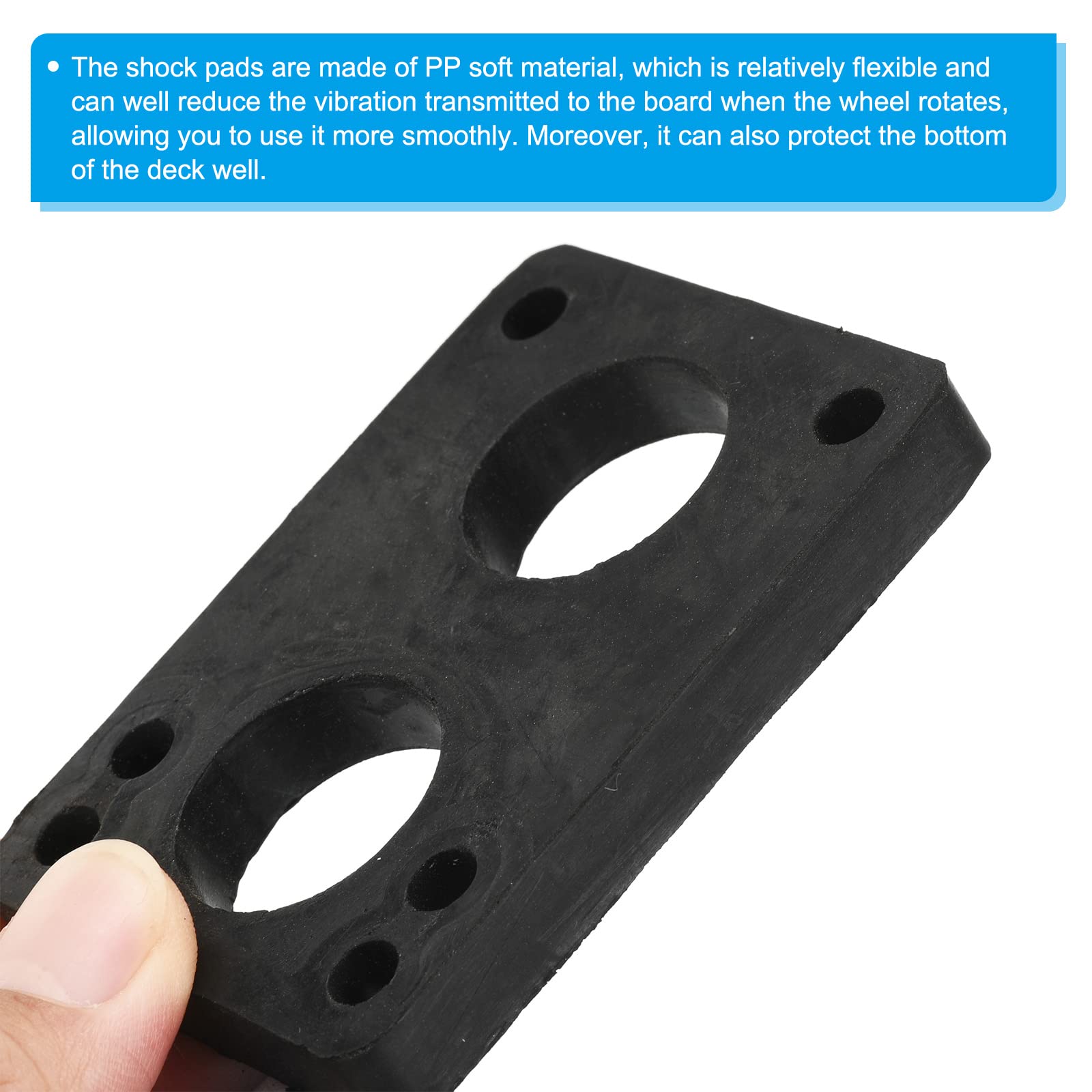 Amazon | PATIKIL スケートボードライザーパッドネジセット 2個