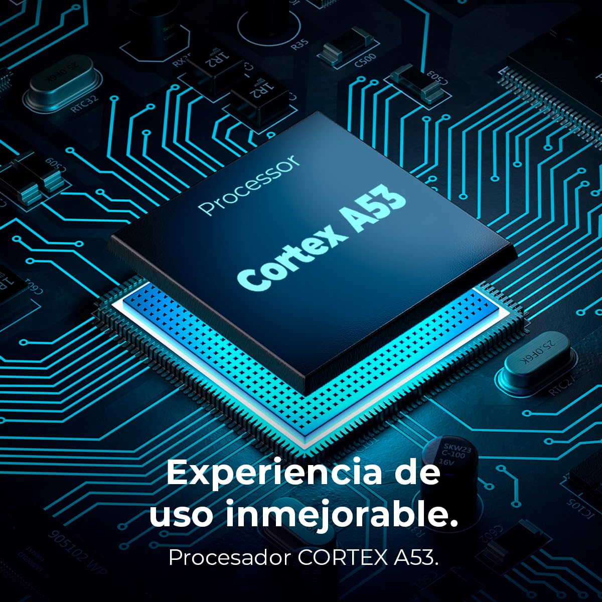 Cecotec Smart TV - Televisor LED - 24 Pulgadas - Resolución HD - A5 Series ALH50024. Smart TV VIDAA, Sistema Dolby Audio, WiFi, Salida de Auriculares, Chromecast, 3 HDMI y 2 USB