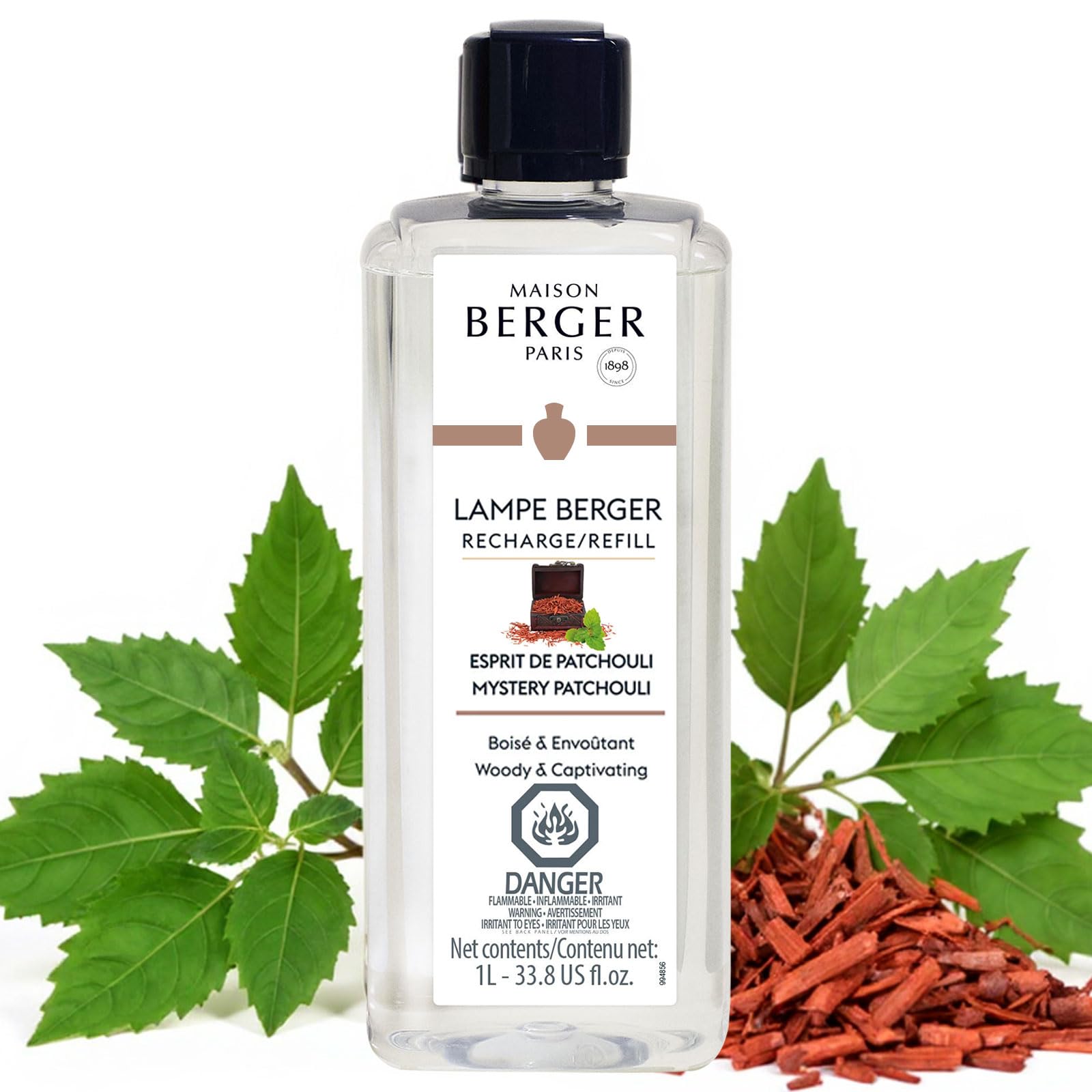 Lampe Berger Fragrance, 33 Fluid Ounce, Mystery Patchouli by Lampe Berger