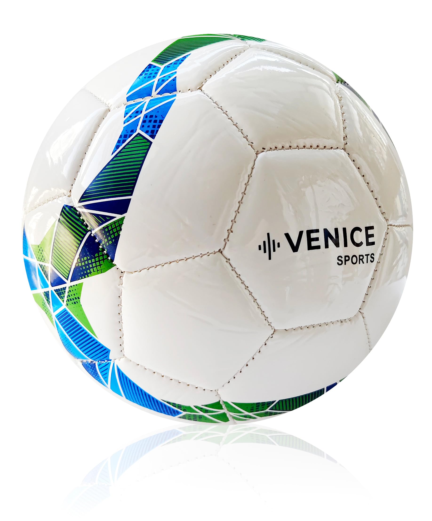 VENICE SPORTS Flash Soccer Ball - Official Size 3 & 4 & 5 - Indoor & Outdoor - Kids to Adults - Gifts