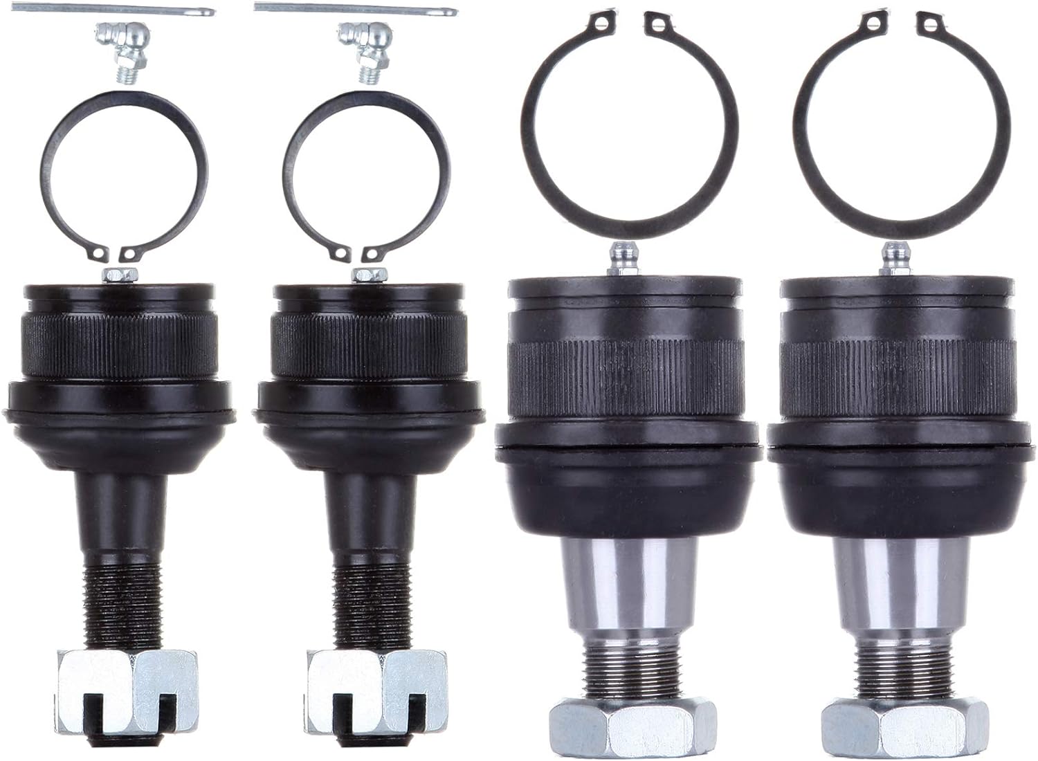 OCPTY - New 4-Piece fit for Dodge Ram 2500 3500 1994-1999 for Excursion 2000-2005 for F-250 Super Duty for F-350 (4WD)1992-1997 F-450 F-550 Super Duty 4WD 2WD - 2 Front Lower 2 Upper Ball Joints