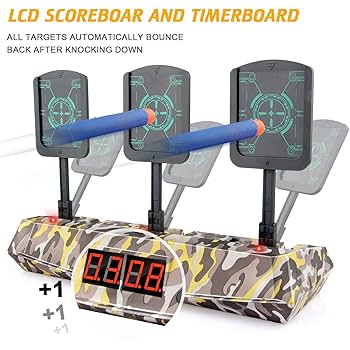 Auto-reset Electric Scoring Shooting Target With Light And Sound