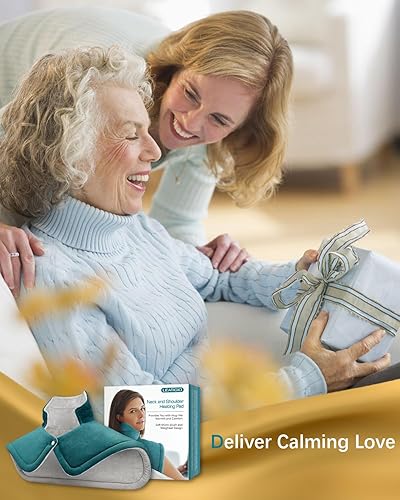 Miniatura 5 de Almohadilla térmica para aliviar el dolor de cuello y hombros, regalos para mujeres, mamá, hombres, papá, cumpleaños, Navidad, almohadilla térmica