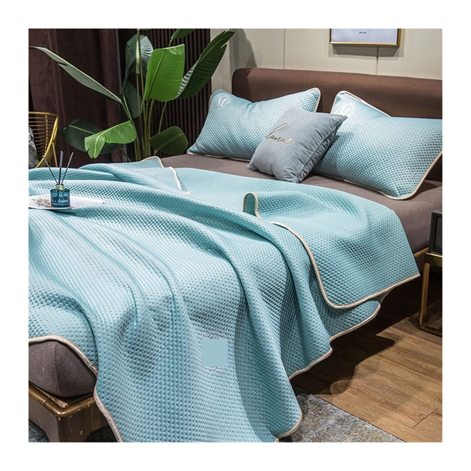Couette multicolore 200x230 couverture rafraîchissante été légère grand lit