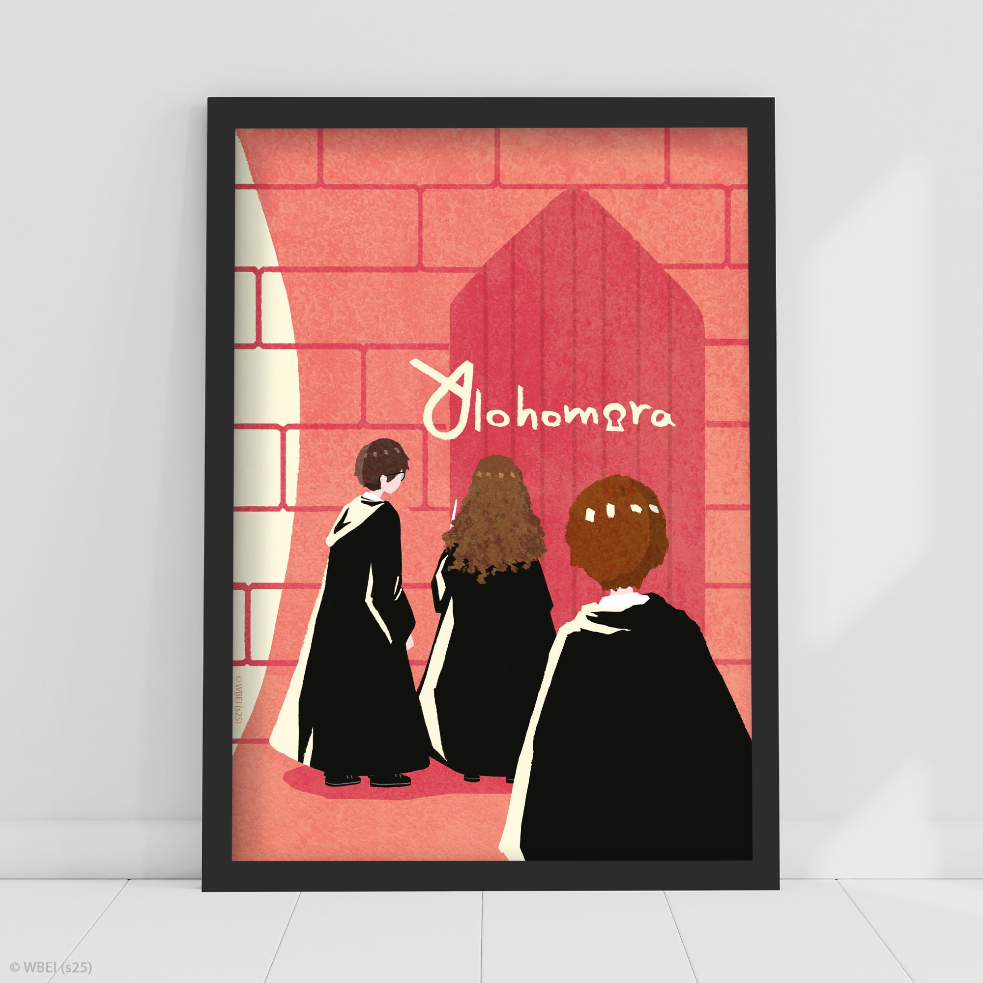 Harry Potter Print - Alohomora Spell Illustration Poster Wall Art (21cm x 29.7cm - A4)