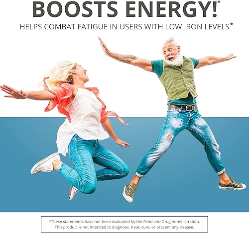 Miniatura 2 de Tableta de hierro carbonílico de alta potencia de 65 mg con 270 mg de vitamina C (90 unidades), sin tintes (paquete de 1)