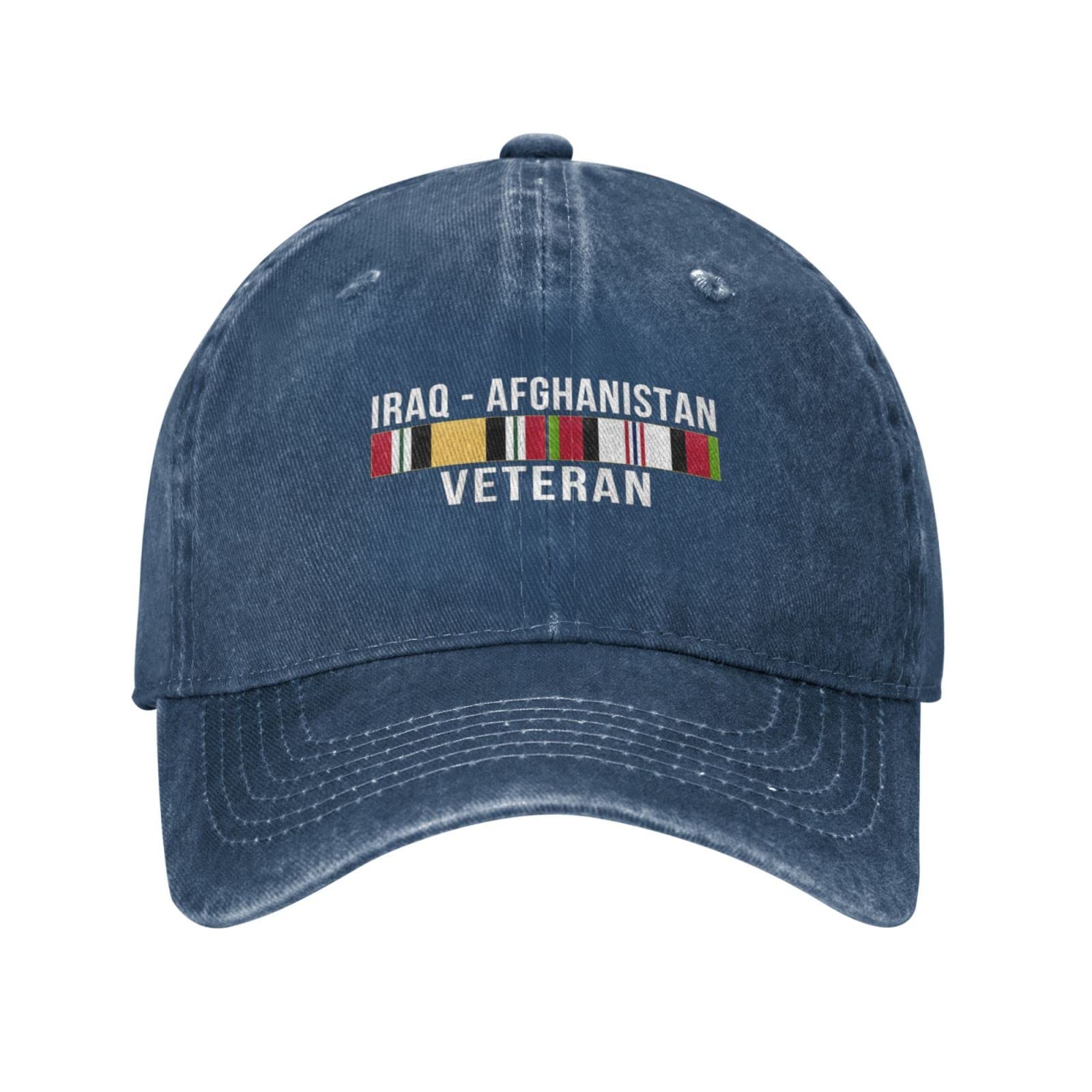 452 Plain Hat Afghanistan and Iraq Veteran Cycling Cap Daily Hat Adjustable Casual Hat for Activities Adult Gifts