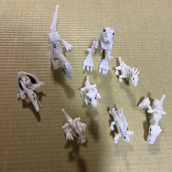 Amazon.co.jp: Honehone Saurus Model Set, White, Movable (Bonus Included ...