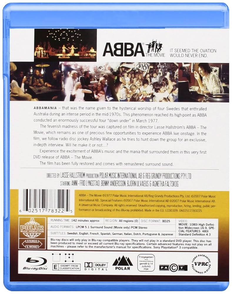 Abba - The Movie [Reino Unido] [Blu-ray]: Amazon.es: Abba