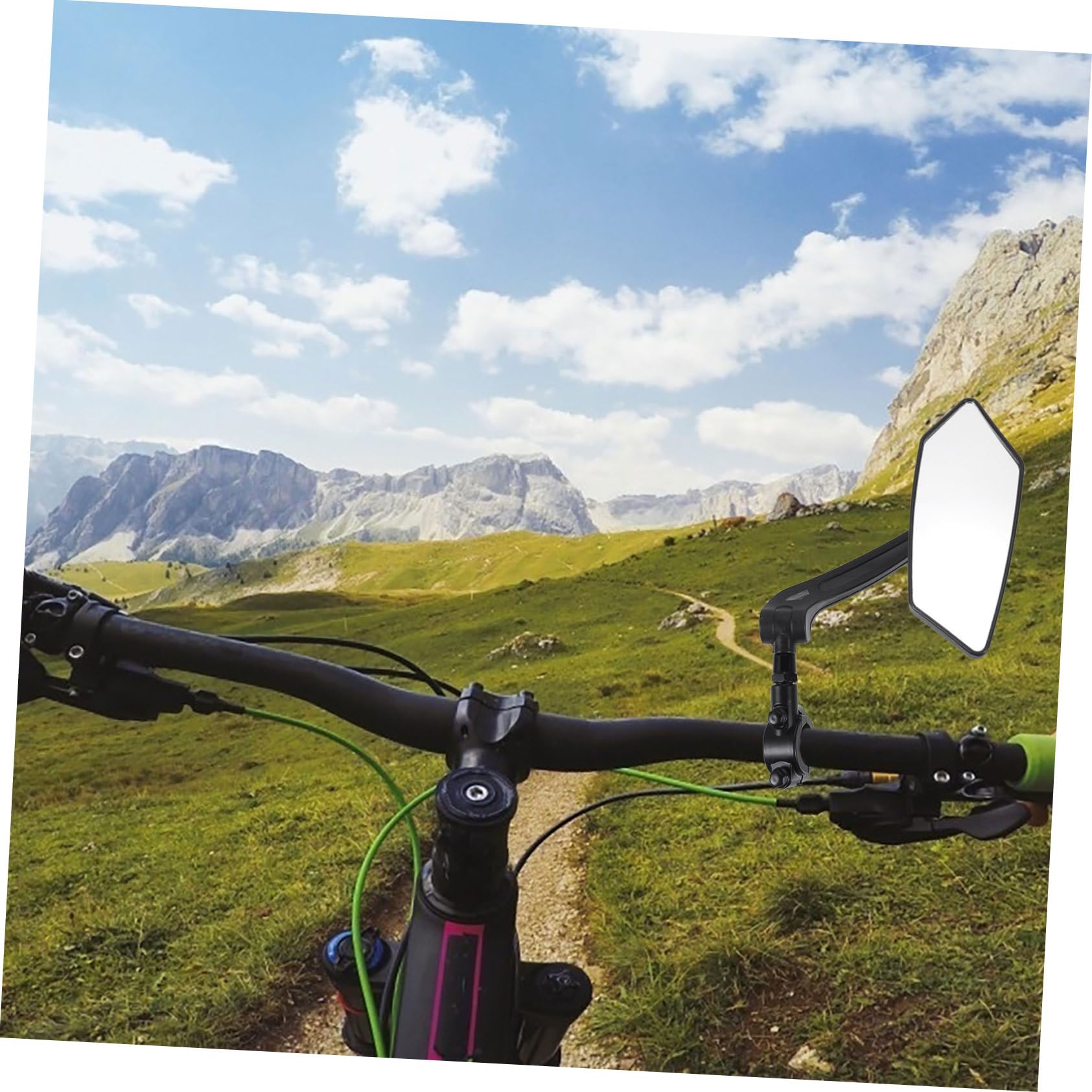 Toyvian 5 Pièces Rétroviseur Vélo avec Large Angle pour Accessoires de Cyclisme Routière