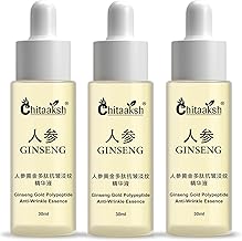 Gold Ginseng Face Serum Polypeptide Anti-Wrinkle Lightning Moisturizing Niacinamide Facial Serum For Skin Care Set of 3