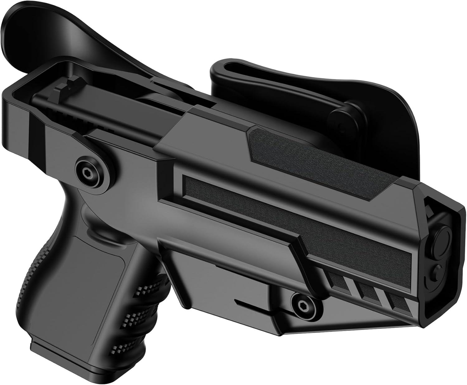 Level Ⅱ/Ⅲ Optic Cut Holster OWB for Glock 17 19 19x 44 45 Gen 1-5, Glock 22 23 31 32 Gen1-4, Right Hand