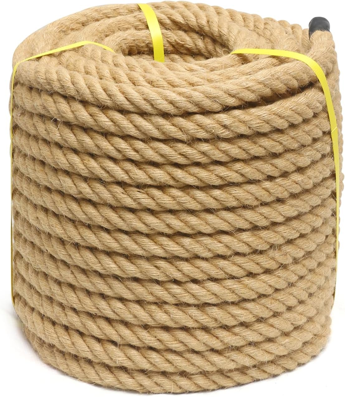 10mm Strong and Heavy Natural Thick Jute Rope Craft Swing Hammock Pulling Climbing Gym Docks Railing Chair Gardening Decorating Hemp String Etc. (35 Feet)-image-41
