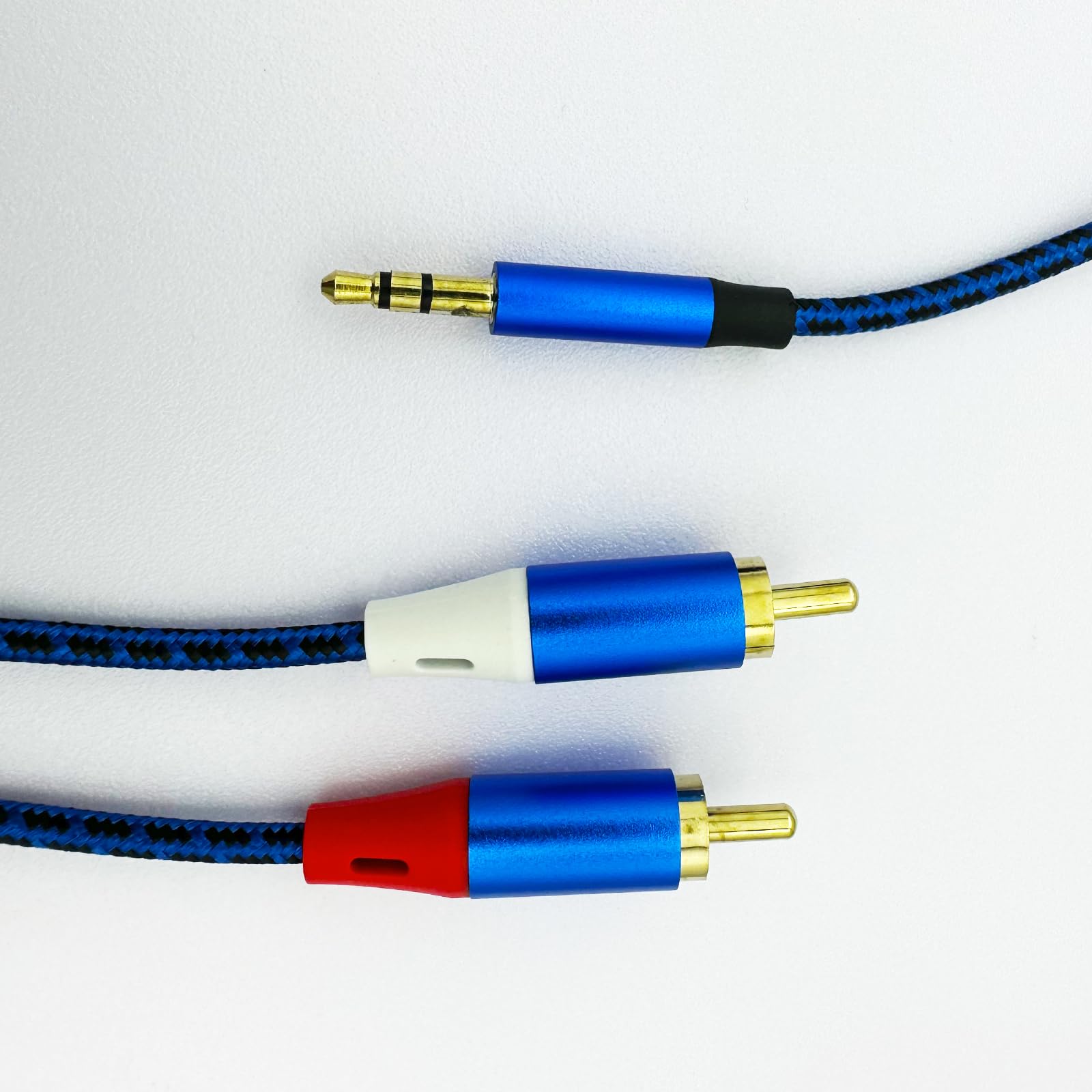 Froggen Blue RCA to 3.5mm Audio Cable