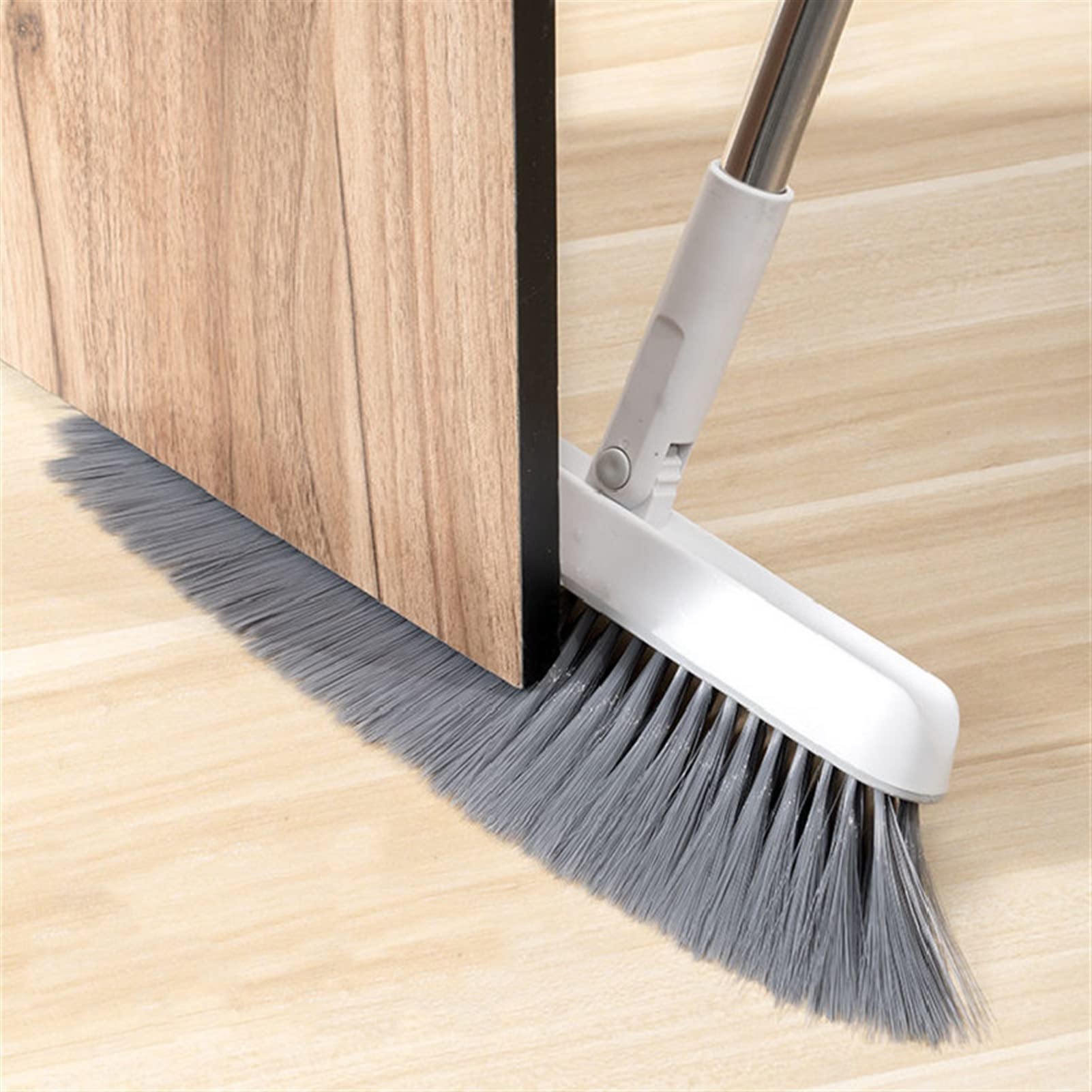 Set Scopa E Paletta Con Manico Lungo - Filtro Pettine Per Peli, Design Appeso, Materiali Resistenti (PP E Acciaio) - 4