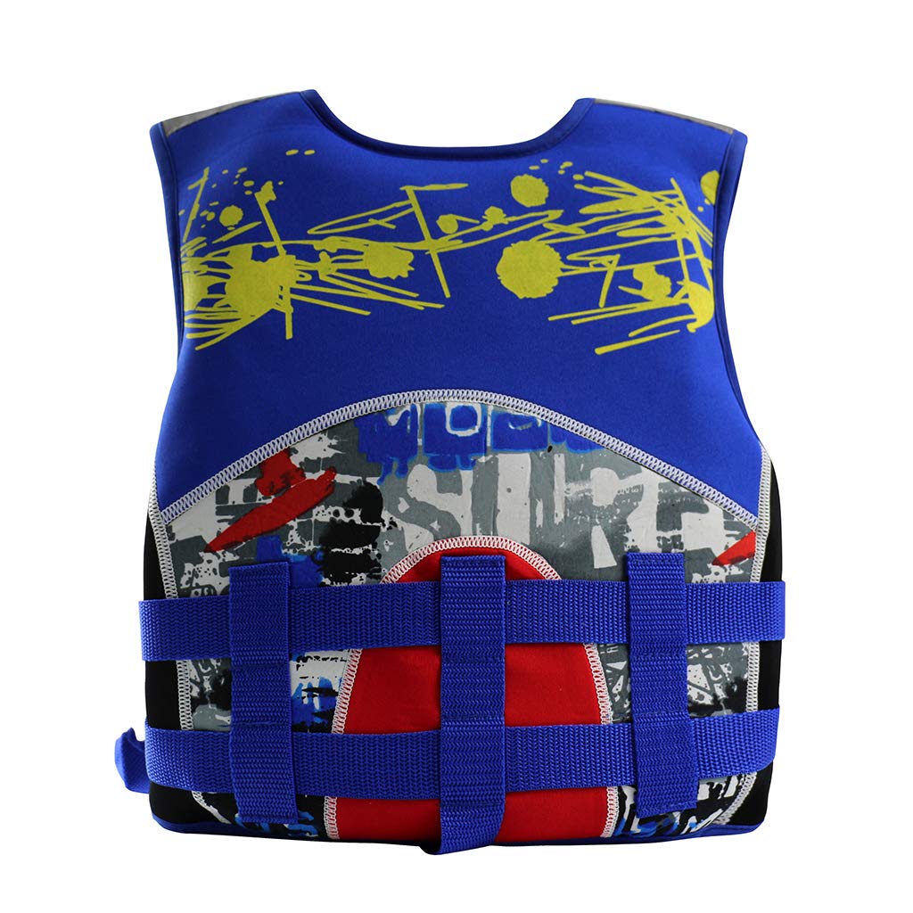 WYTbaby Kids Swim Vest Neoprene Float Swimming Jacket Boys Swimwear Blue, 6-9 Years : Sports & Outdoors