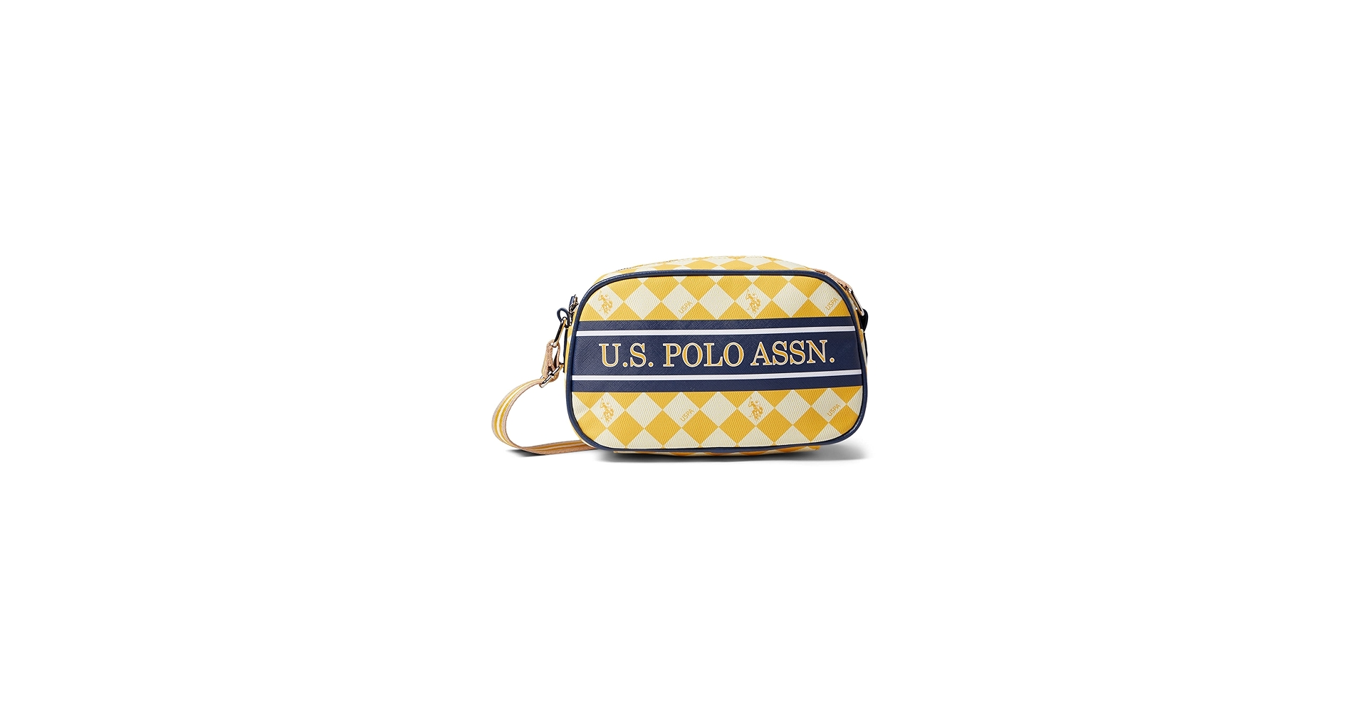 U.S. POLO ASSN. Diamond Stripe Crossbody Navy One Size