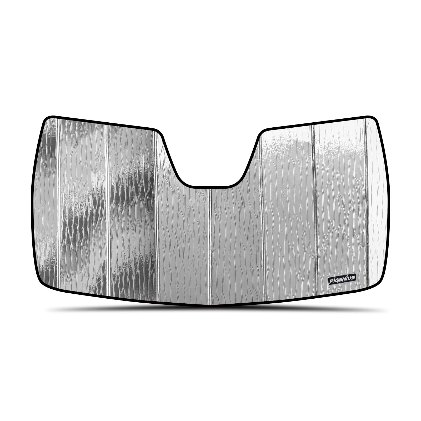 Photo 1 of Pigenius Windshield Sun Shade for 2014-2021 Jeep Grand Cherokee SUV, Custom Fit Front Window Shade - Premium Folding Sunshade Silver-Premium Sunshade 2014-2021