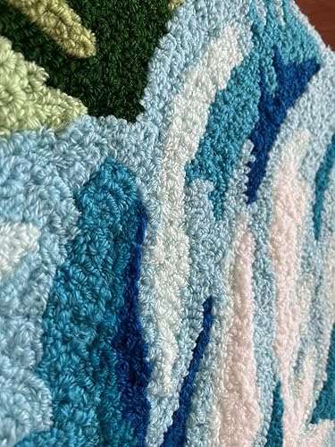 Miniatura 8 de Alfombra de área con forma de flor rosa rosa para baño, cocina, dormitorio, alfombras de inodoro lavables de felpa, alfombra de baño suave floral