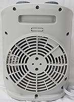 Vista 4 de Comfort Glow EFH1518 Calentador eléctrico de ventilador, color blanco