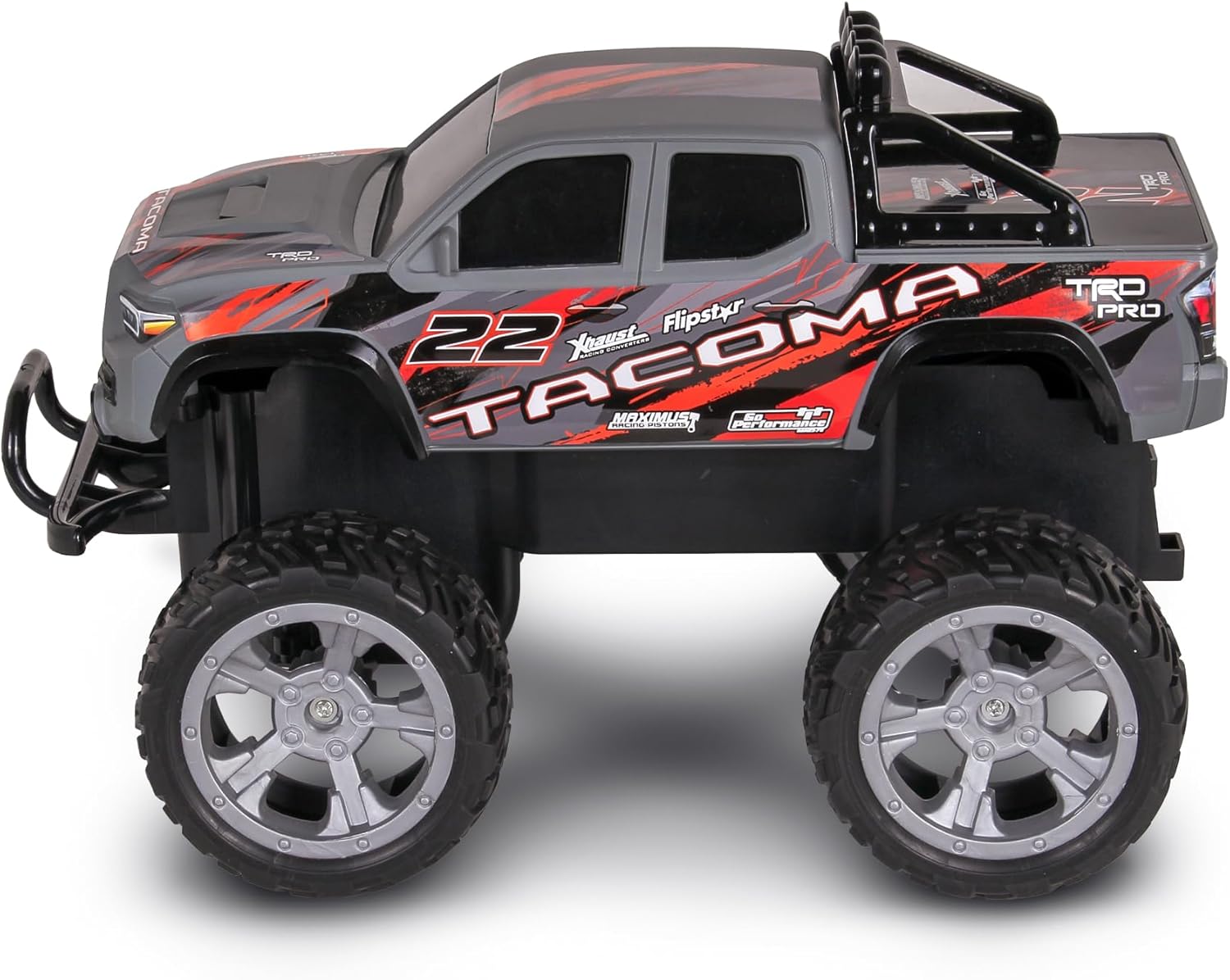 Side view of the NKOK Mean Machines R/C Toyota Tacoma