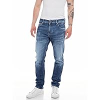 REPLAY Anbass Hyperflex Dust Jeans, 009 Blu Medio