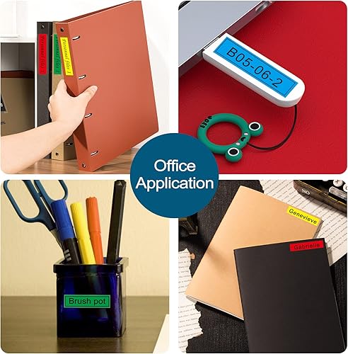 Vista 15 de BOYEEZON M-K231 M - Cinta de repuesto para Brother P Touch Label Tape M-K231s MK231 M231 0.472 in 0.47 Blanco Trabajo para Brother PT-M95 PT-65