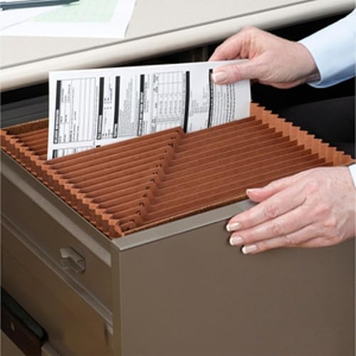 Miniatura 7 de Smead TUFF - Archivador expansible, 21 bolsillos, alfabético (A-Z), cierre de solapa y cordón, tamaño oficial, cuerda roja (70320), paquete de 1