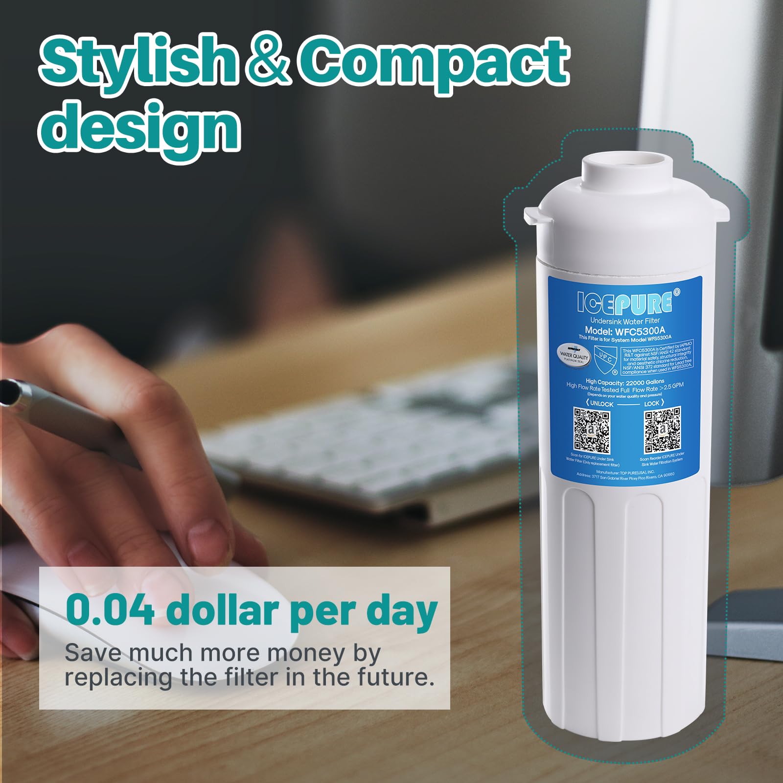 ICEPURE Water Filter - 22,000 Gallons -8