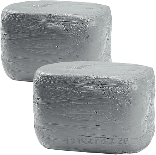 Miniatura 1 de ReArt Arcilla natural seca al aire de 10 libras con 33 herramientas de cerámica, juego de herramientas de escultura de arcilla, arcilla de modelado