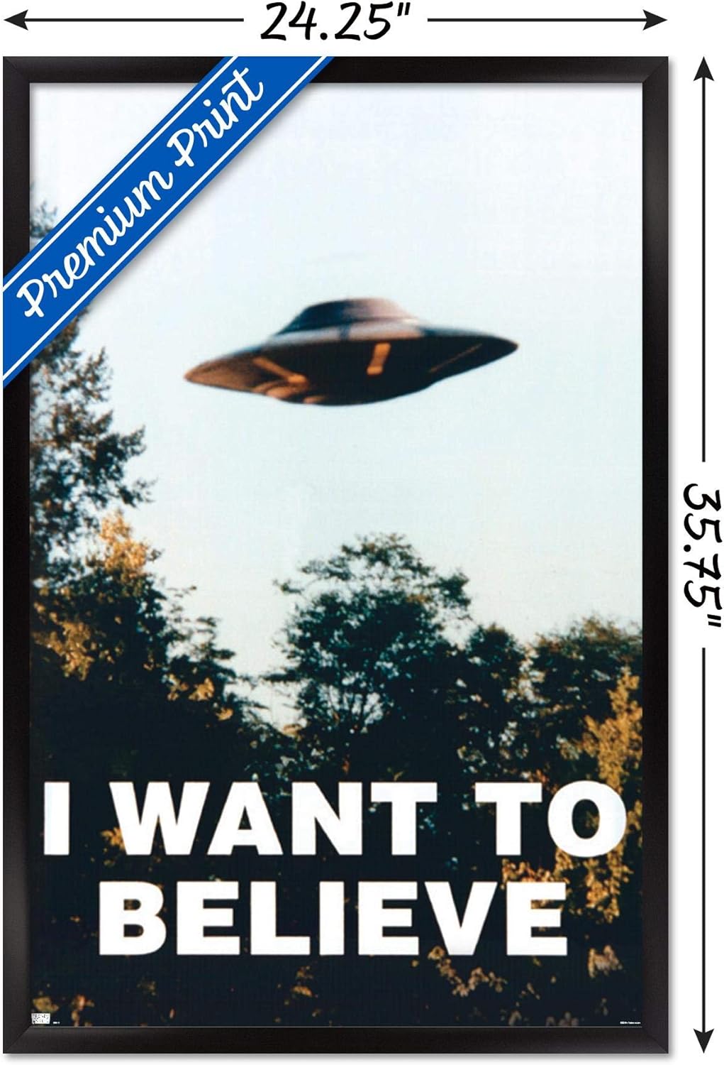 Amazon Trends International X Files I Want To Believe ウォールポスター 22 4インチ X 34インチ ブラックフレームバージョン インテリア オンライン通販 Amazon Trends International X Files I Want To Believe ウォールポスター 22 4インチ X 34インチ ブラックフレームバージョン インテリア オンライン通販