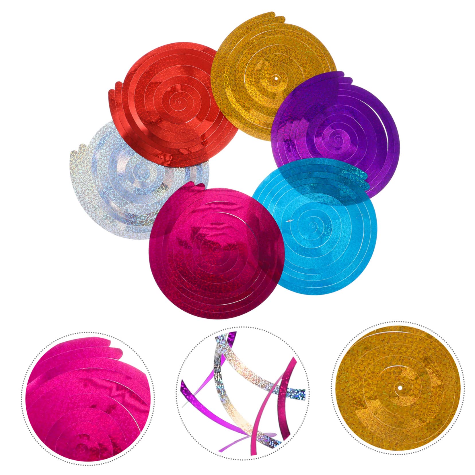 Amosfun 25 Set decorazione della festa decorazioni natalizie christmas decorations Decorazione di nozze turbinii sospesi decorazioni per feste decorazione di halloween sospeso pvc