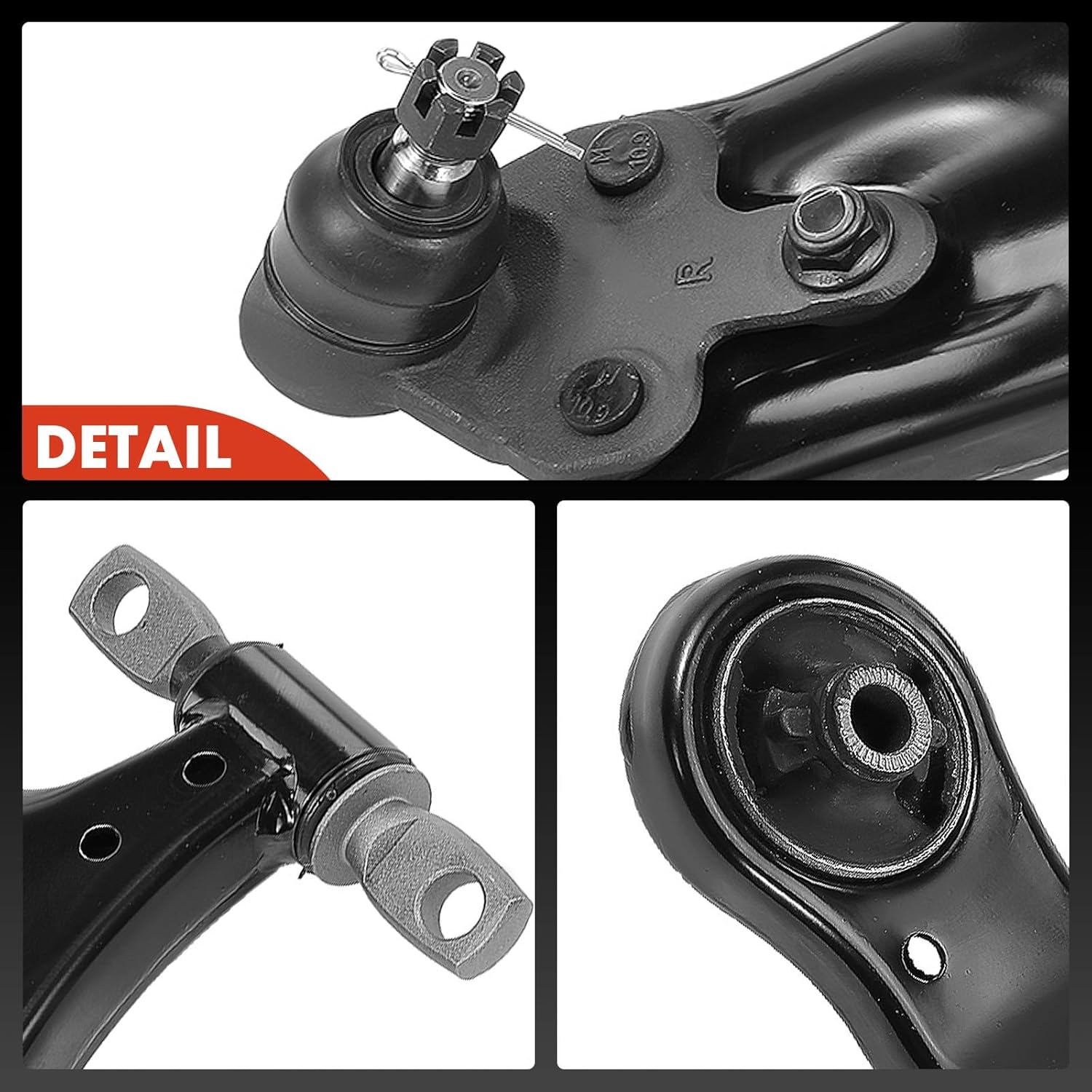 A-Premium 2 x Front Lower Control Arm, with Ball Joint & Bushing, Compatible with Toyota Sienna 2011 2012 2013 2014 2015 2016 2017 2018 2019 2020