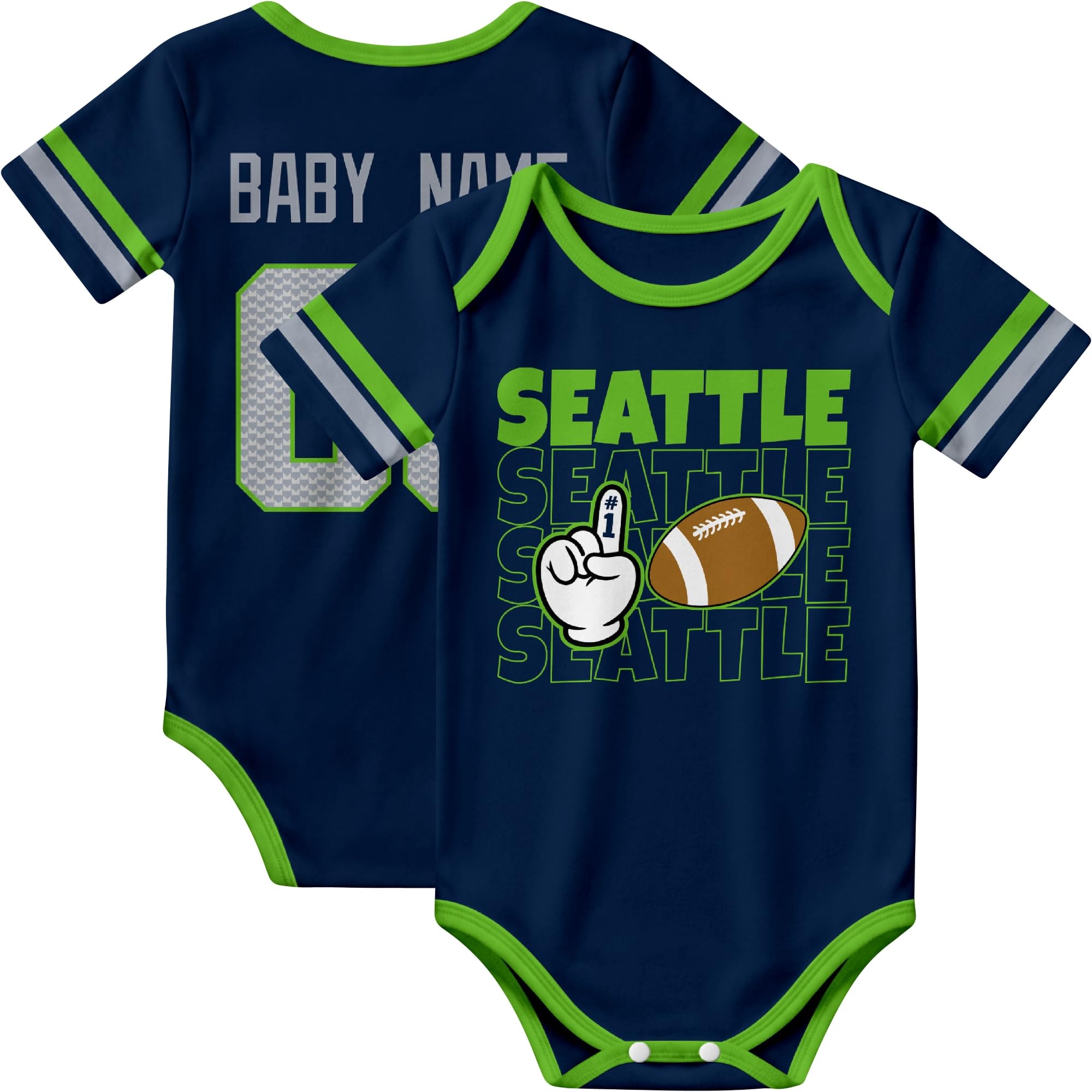 KREDE Baby Clothes Custom Name Bodysuit for Baby Boy Gifts