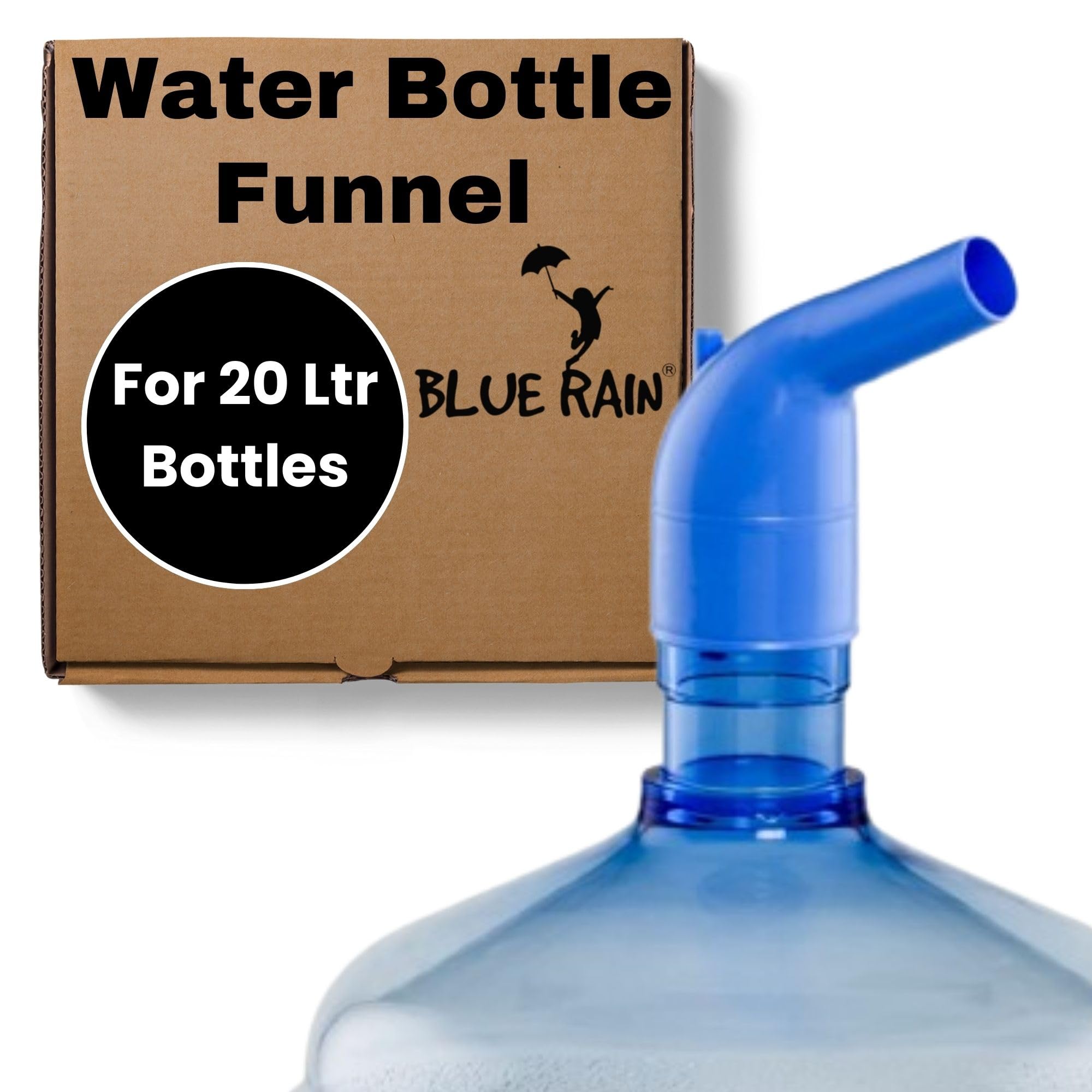 BLUE RAIN Smart Funnel | Smart Gadgets For Kitchen | Flexible Plastic Funnel | Small Funnel | Plastic Funnel For Kitchen | Water Bottle Funnel For 20 Litre