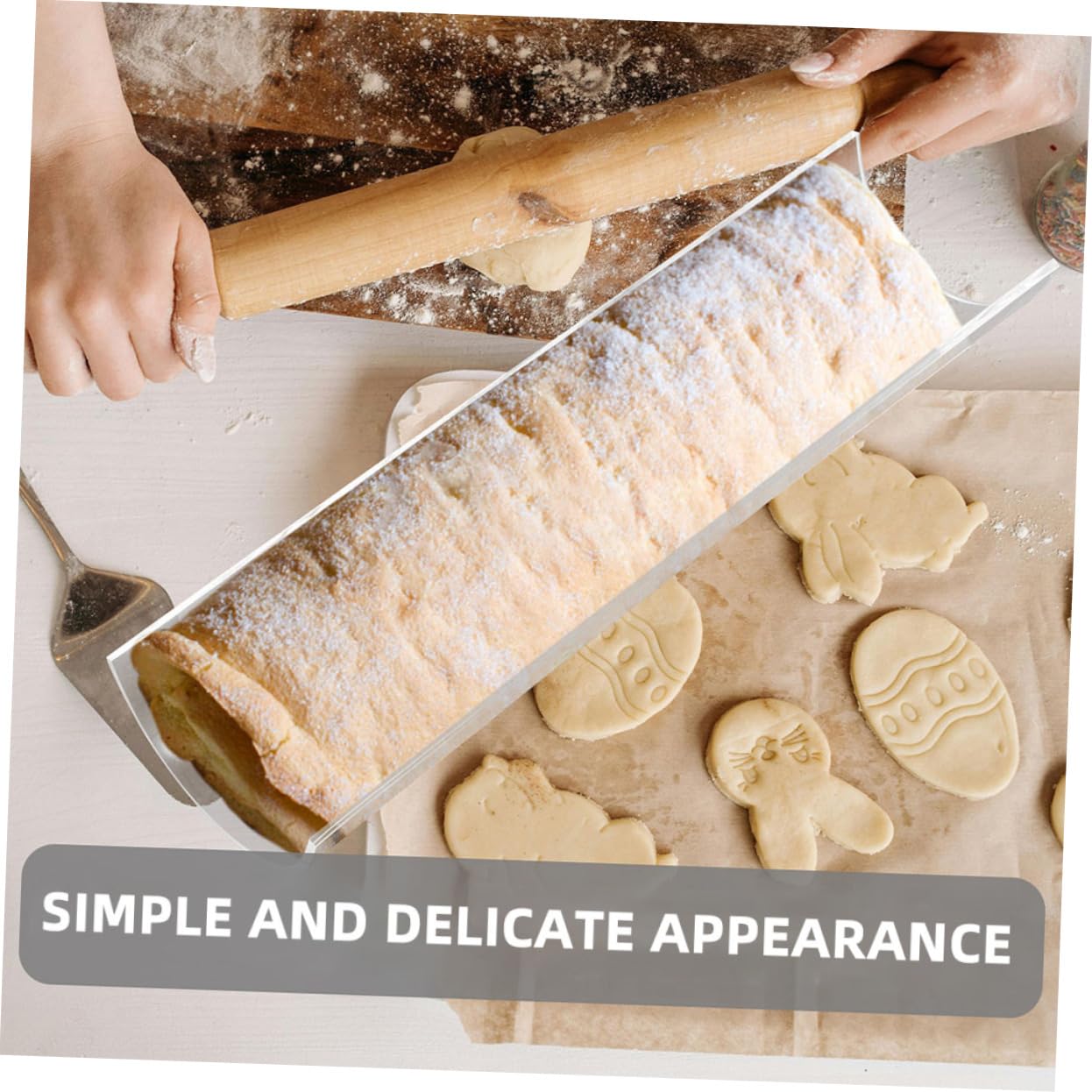 ABOOFAN 4piezas Mol Acrílico Para Pasteles Herramienta Esencial Para Hornear Para Repostería Casa Mantiene La Forma y Resultados Consistentes