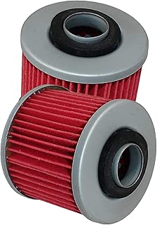 CALTRIC 2-PACK OIL FILTER compatible with YAMAHA 4X7-13440-01-00 4X7-13440-90-00 - coolthings.us