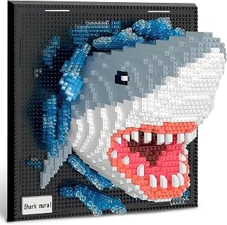 Hai 3D-Art Tiere Bausteine-Bausatz für Erwachsene