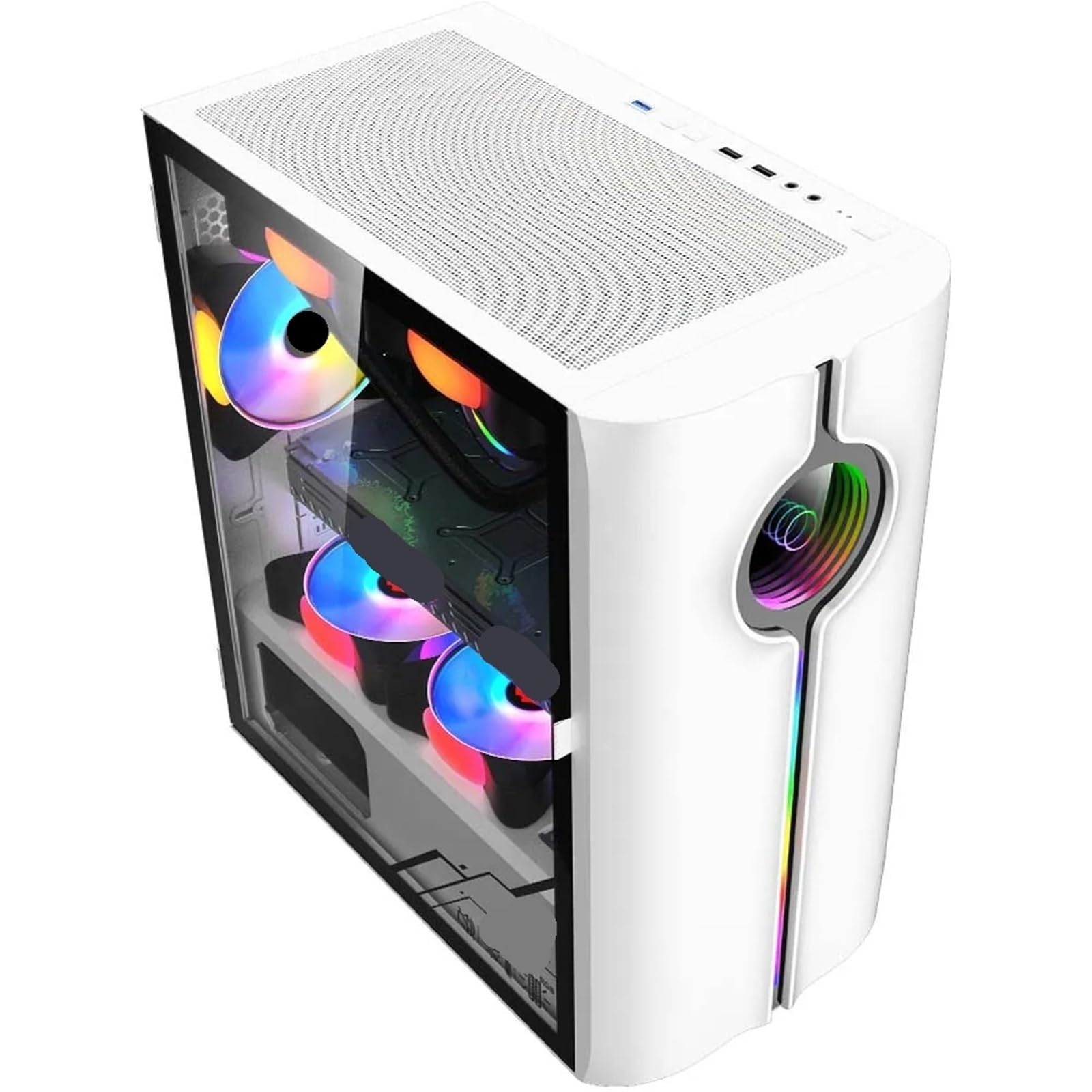 Etui na komputer gamingowy z 4-pozycyjnym wentylatorem 240 AIO Support M-ATX/MINI-ITX Guardian