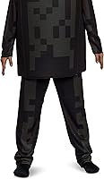Vista 4 de Disguise Minecraft Disfraz infantil de Enderman Deluxe, disfraz oficial de Minecraft para niños, talla 14/16