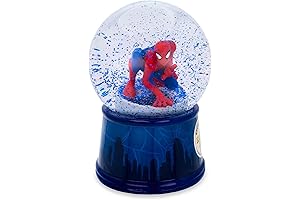 Marvel Spider-Man New York Skyline Light-Up Snow Globe for Kids