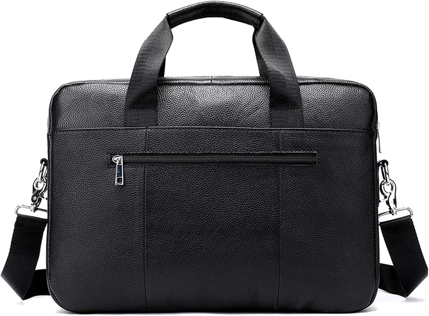 Leather Briefcase Classic Litchi Pattern Business Bag 13 Inch Laptop Messenger bag