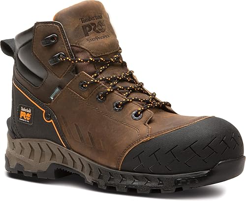 Timberland PRO Work Summit, hombre, marrón, puntera comp, EH, WP, bota de 6 pulgadas