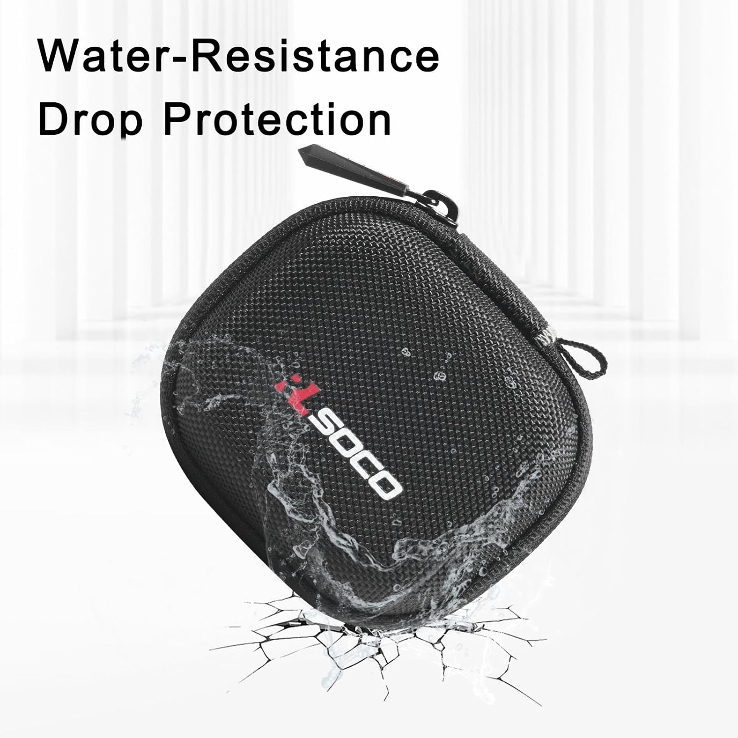 Hard Case for Powerbeats Pro 2 - RLSOCO Carrying Case for Beats Powerbeats Pro 2 Wireless Bluetooth Earbuds | Compact Design with YKK Zipper & Scratch Protection - Black (Case Only) - Image 5