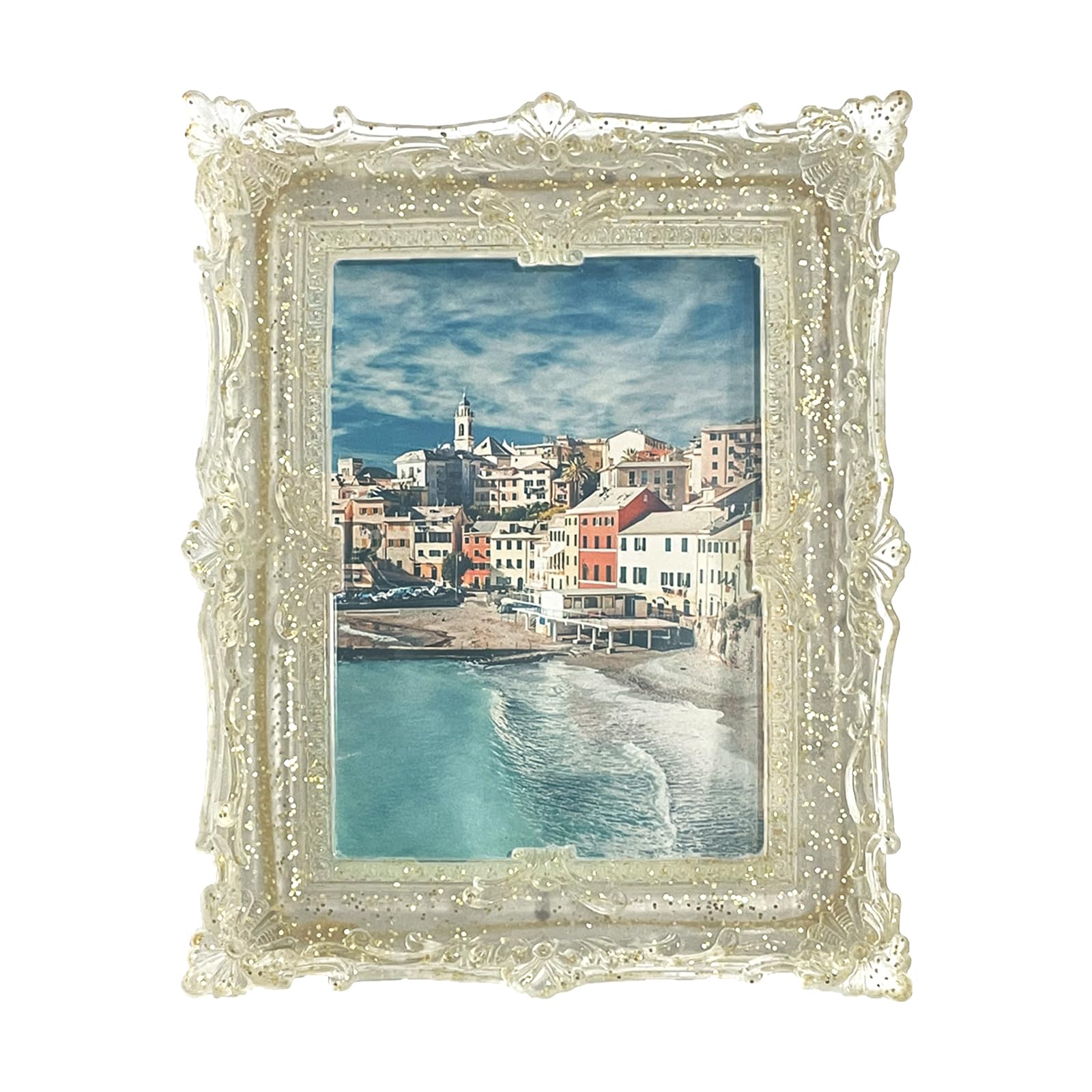 Amazon.co.jp: 5 × 7 ビンテージ写真フレーム アンティーク 5×7 透明  